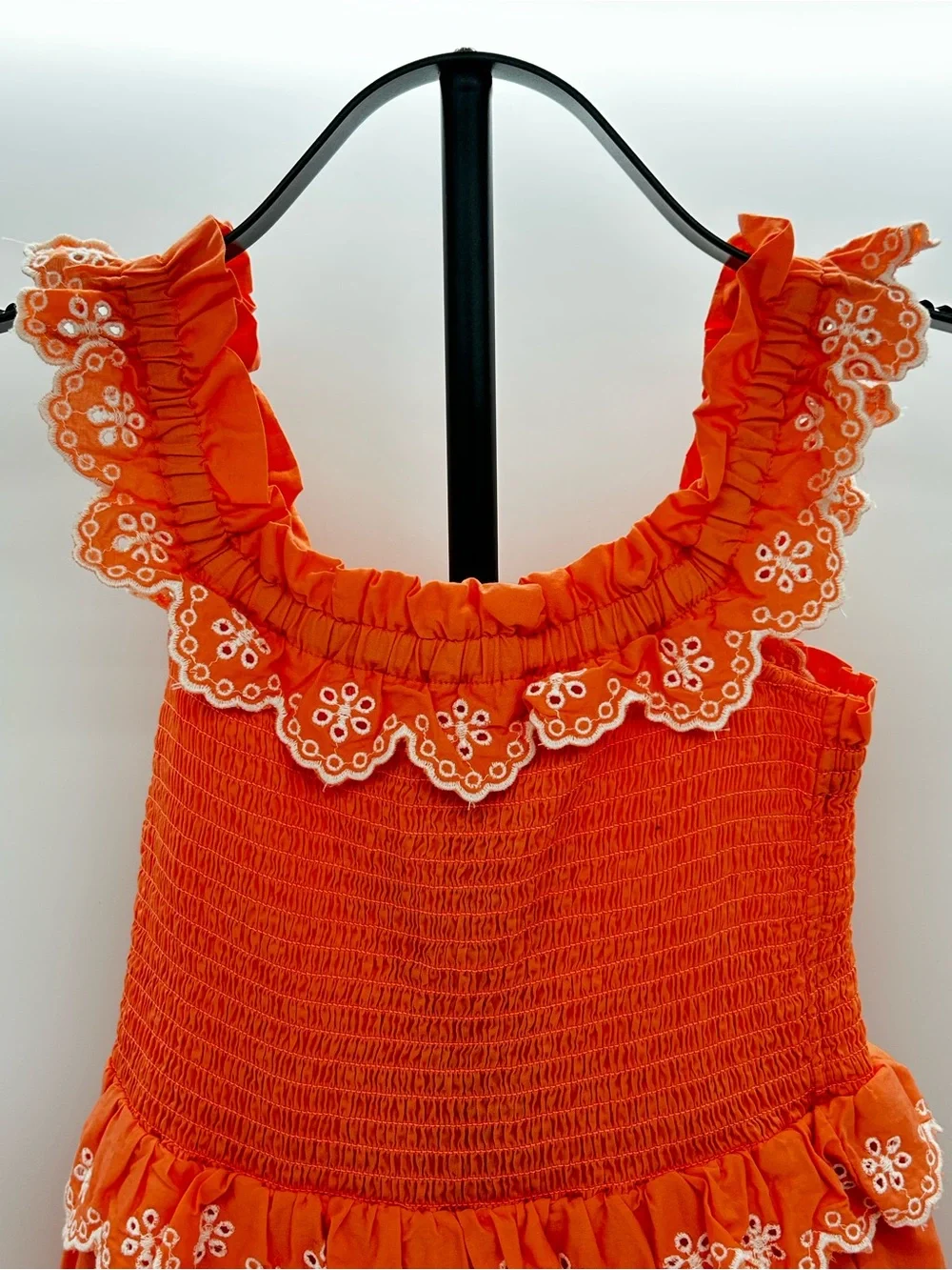 Gymboree Orange Ruffle Tiered Dress Size 8